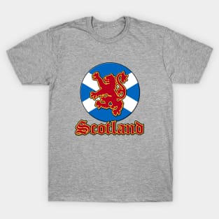 Scotland Lion & Saltire T-Shirt